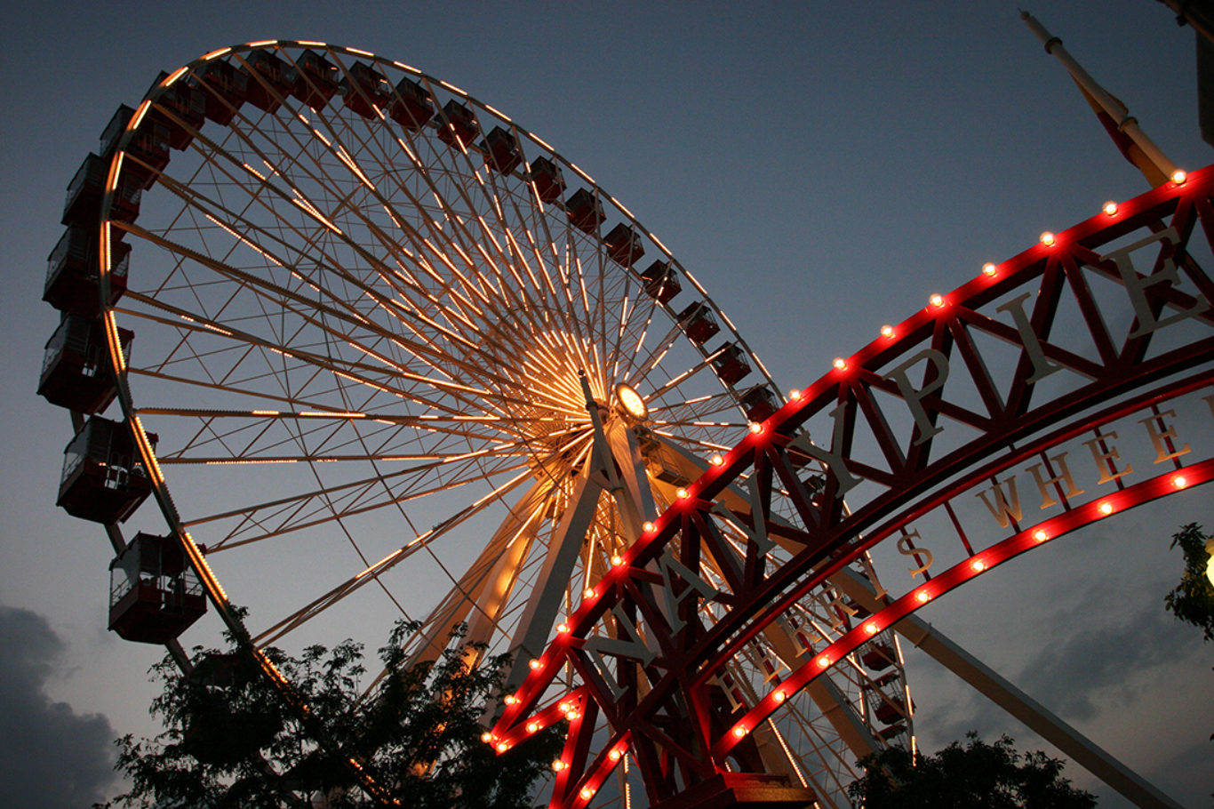Chicago Ferris Wheel at Navy Pier