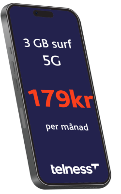 Telefon med erbjudande Lutande 179